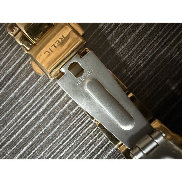 Relic By Fossil Women's Rose Goldtone Bracelet Watch ZR34335 Beautiful Pink - Picture 11 of 16